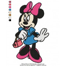 Minnie Mouse 46 Embroidery Designs